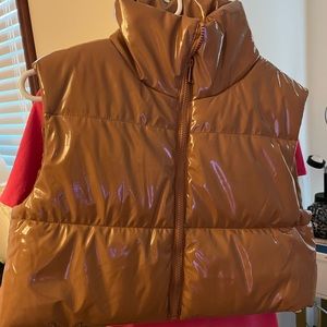 Brownish/Tan Shiny Vest